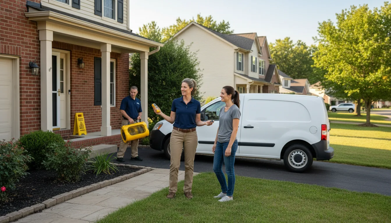 Water restoration image for Fire And Smoke Damage Restoration in Garrison, IA